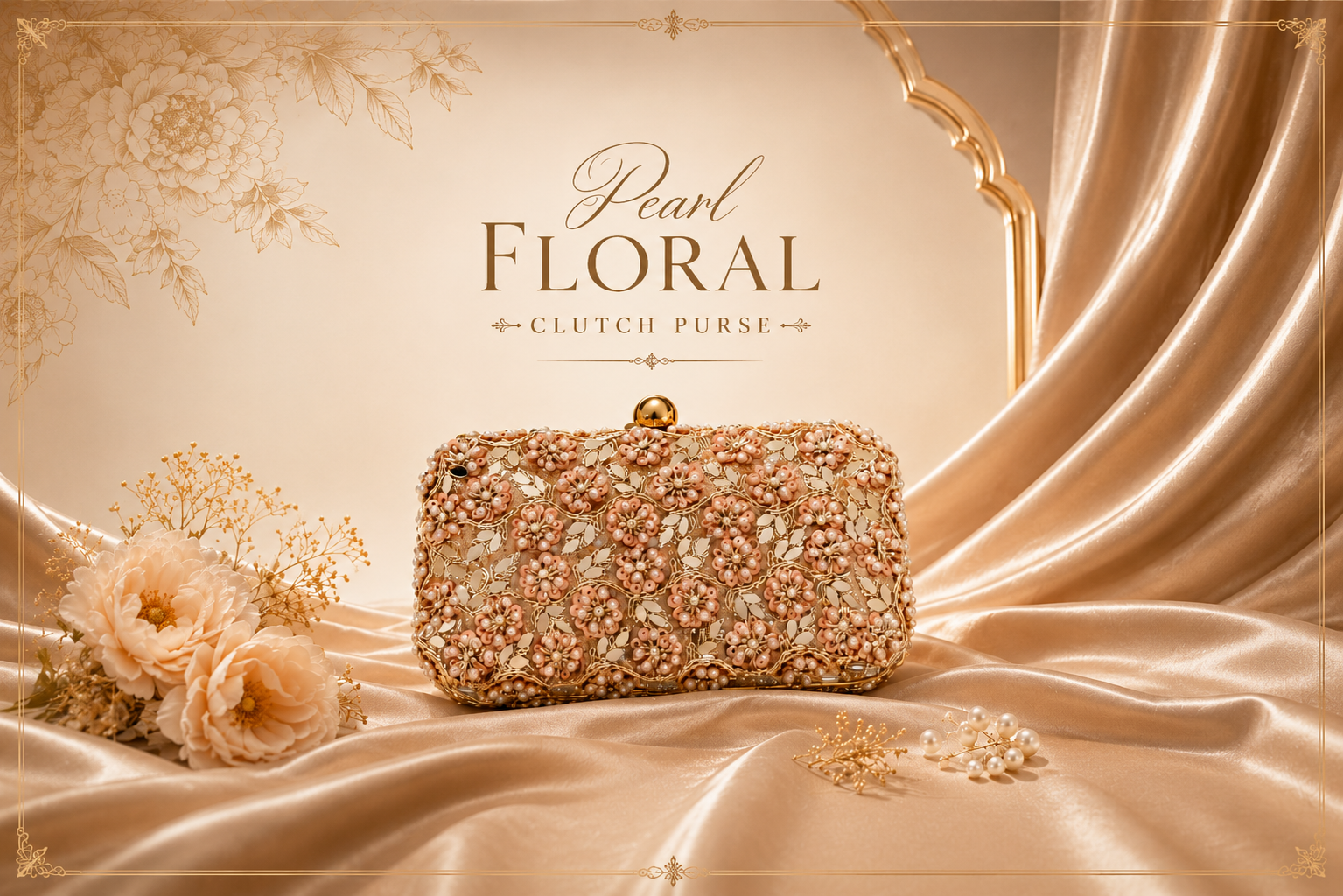 Pearl Floral Banner